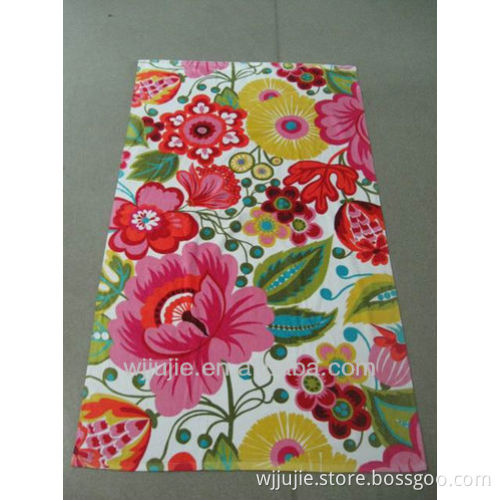 microfiber suede towel print